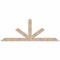 Ekena Millwork Saratoga Smooth Timber Gable Bracket, Douglas Fir, 96"W x 36"H x 1 1/2"D x 5 1/2"F, 9/12 Pitch GBW096X36X0206SAR00SDF - alternate 1